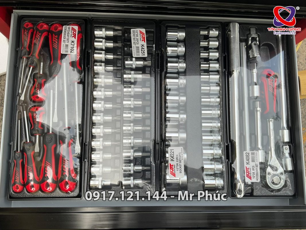 Ngăn 2 bao gồm 4 bộ chi tiết: JTC-K4082, JTC- K4221, JTC-K4251, JTC-K7102