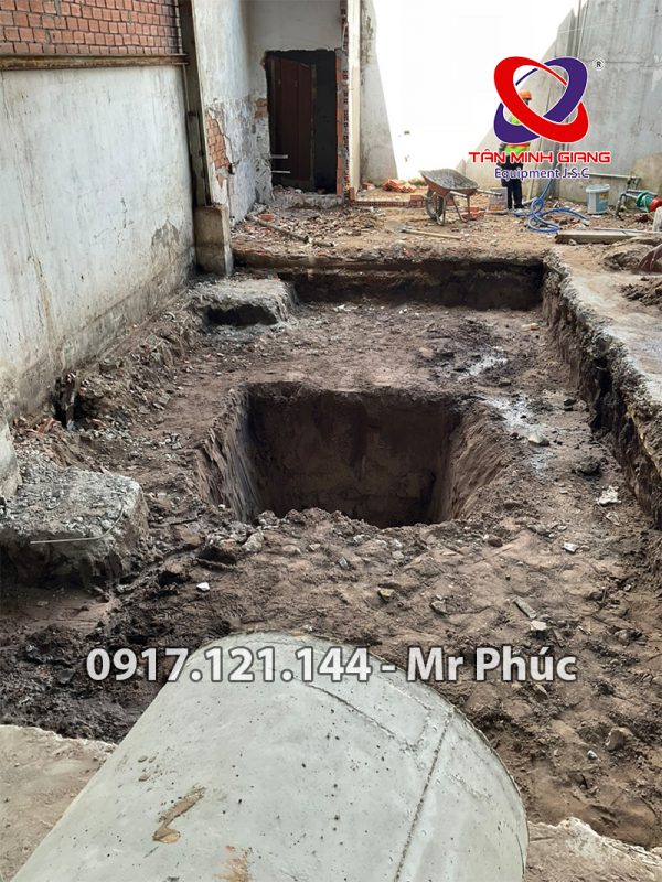 Hình ảnh tham khảo đào móng cầu 1 trụ rửa xe Ấn Độ-2