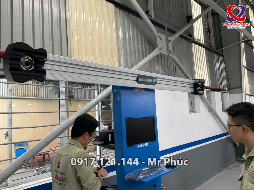 Thiết bị kiểm tra góc đặt bánh xe Hofmann Geoliner 630 -6