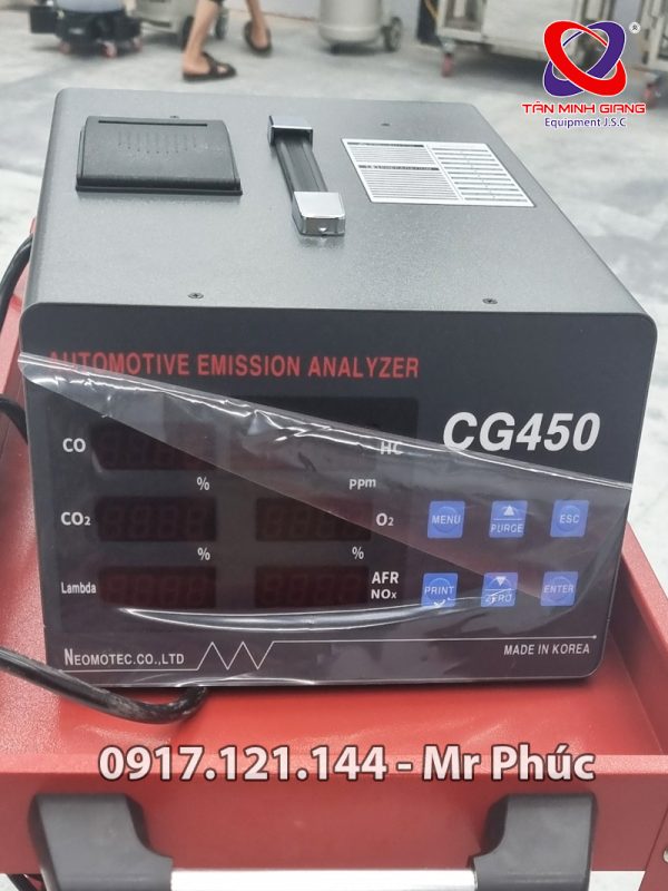 Kiểm tra khí xả động cơ xăng Neomotec CG450 -1