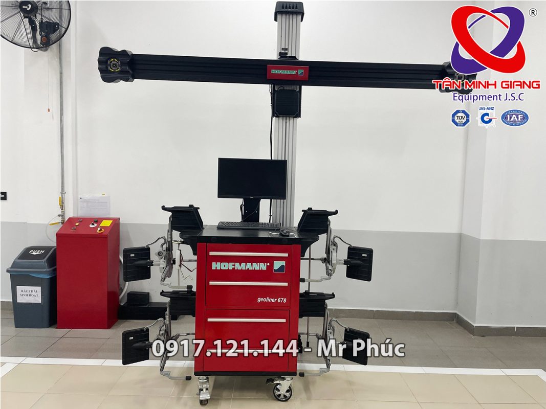 Thiết bị kiểm tra góc đặt bánh xe Hofmann Geoliner 678-4