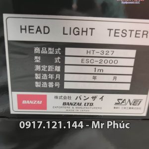 Thiết bị kiểm tra đèn pha Banzai HT-327