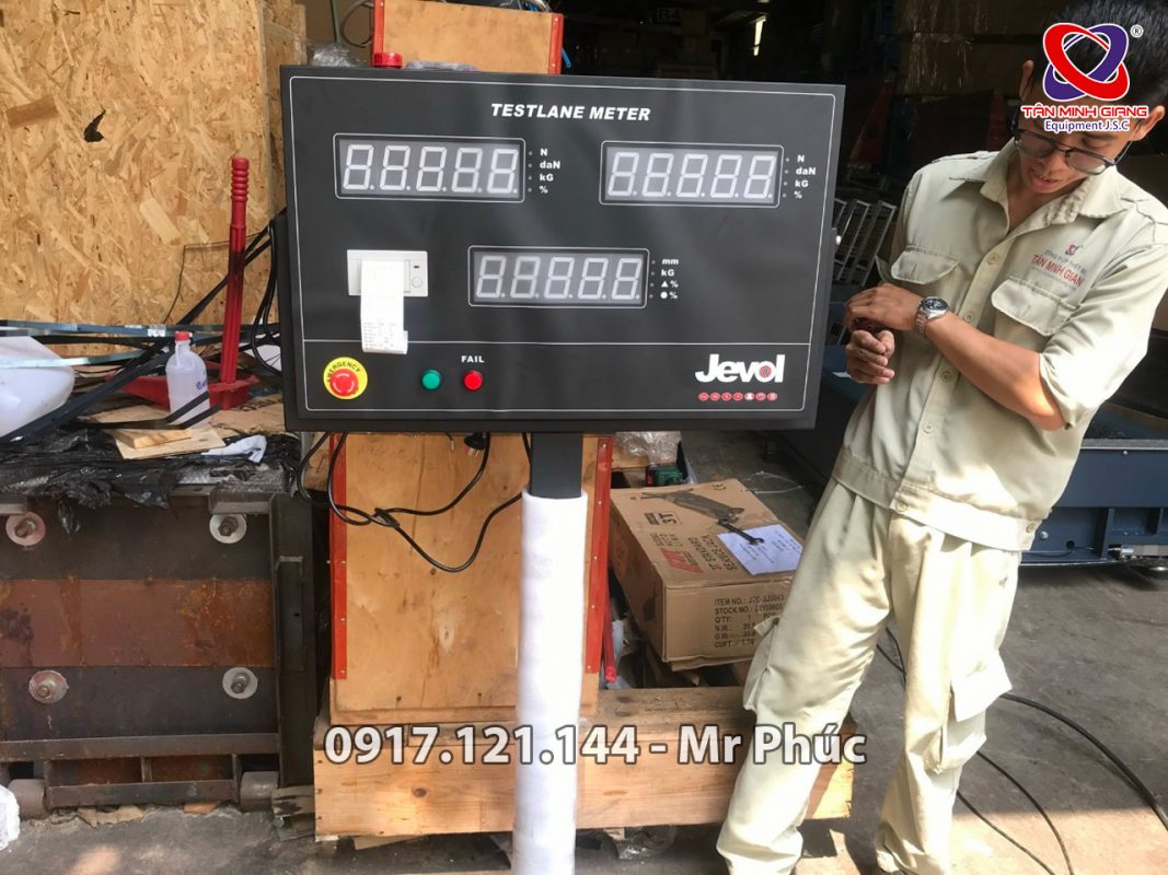 Thiết bị kiểm tra phanh và trượt ngang 10 Tấn Jevol-2