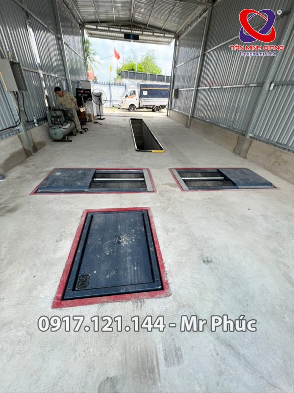 Thiết bị kiểm tra phanh và trượt ngang 10 Tấn Jevol