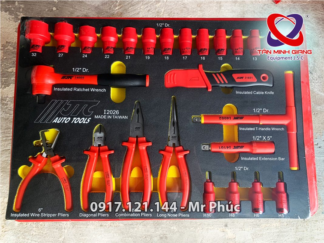 Bộ đồ nghề cách điện 26 chi tiết JTC - I1026-2