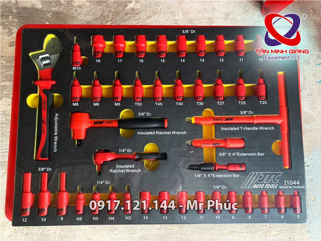 Bộ đồ nghề cách điện 44 chi tiết JTC - I1044-2